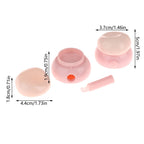 3.5g Mini Cosmetic Empty Jar Pots Makeup Skincare Container Face Cream Box Lip Balm Box With Silicone Spoon Refillable Bottles