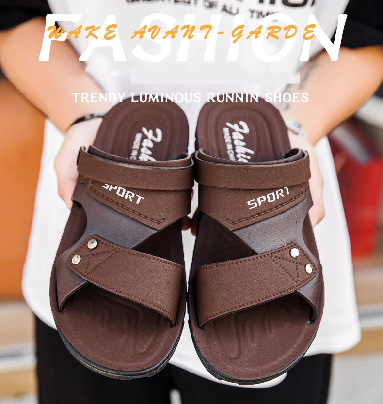 Hot Sale Men Sandals Casual Shoes Outdoor Walking Sandals for Men Beach Shoes Men slippers Open Toe Flat