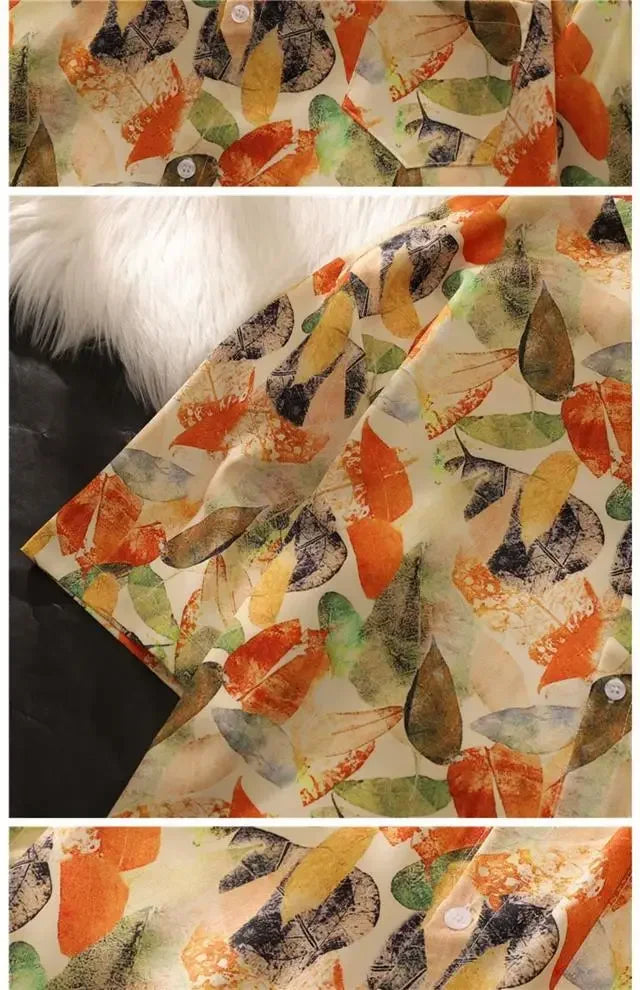 Short-sleeved Shirt Men's Top Handsome Design Niche