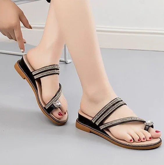 Woman Slippers Thick Platform Slides Outside Shoes For Women Top Designs Sandals Cheap Novelties Low Price Clappers On Offer