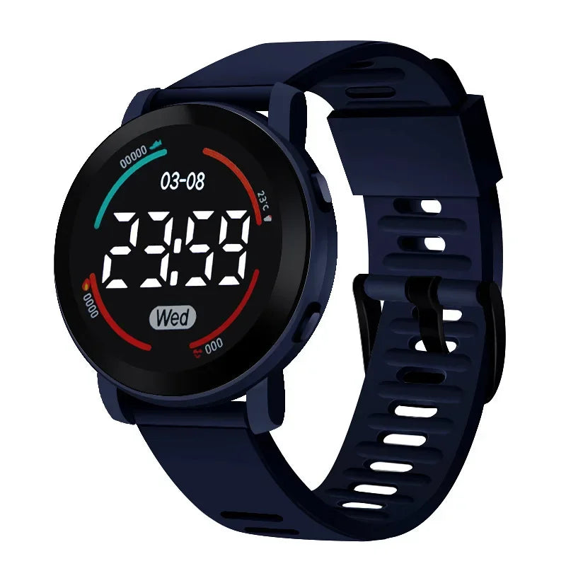 Couple Watches Fashion LED Digital Watch for Men Women Sport Silicone Casual Watch Electronic Clock New Boys Girls Student Clock