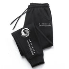 Mens Sweatpants Print Casual Trousers Outdoors Fitness Sports Jogging Mens Pants Daily Versatile Pants Autumn Winter Streetwear