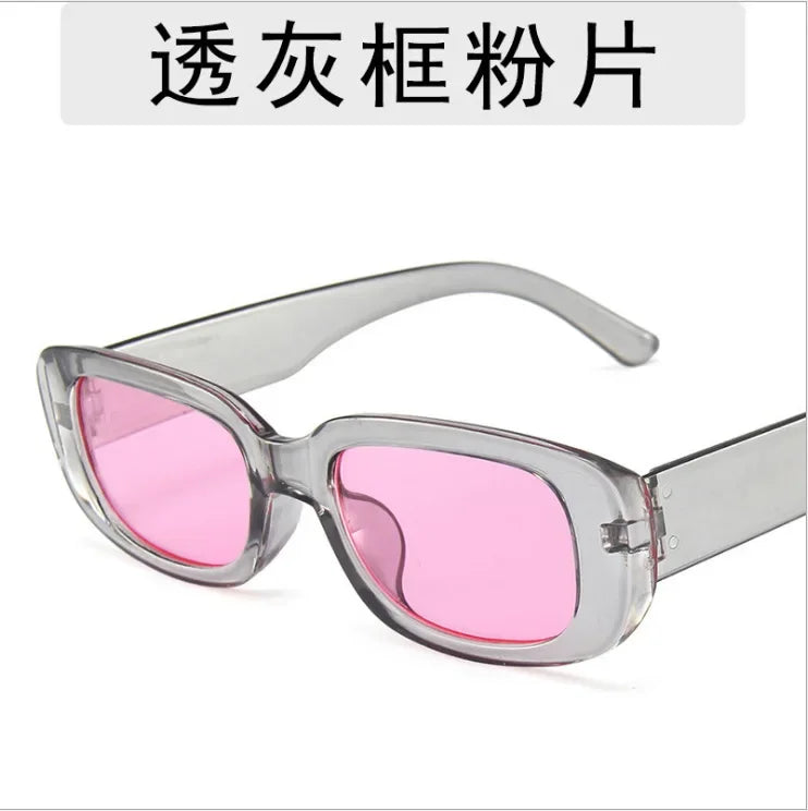 Sunglasses For Men Women Brand Design Mirror Sport Luxury Vintage Travel Small Rectangle Sun Glasses UV400 Driver Shades Oculos