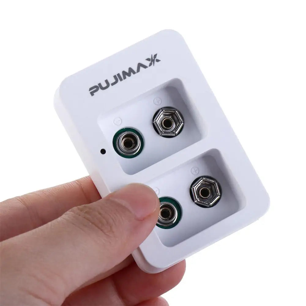 Charger Adapter Lithium Battery Charger 2 Slots Battery Charger USB Charger 9V Battery Charger Rechargeable Batteries Charger