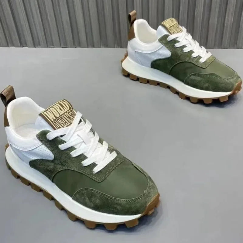 Men's Shoes 2025 New Casual Sports Shoes, Fashionable and Breathable Running Shoes, Wear-resistant and Anti Slip Sports Shoes