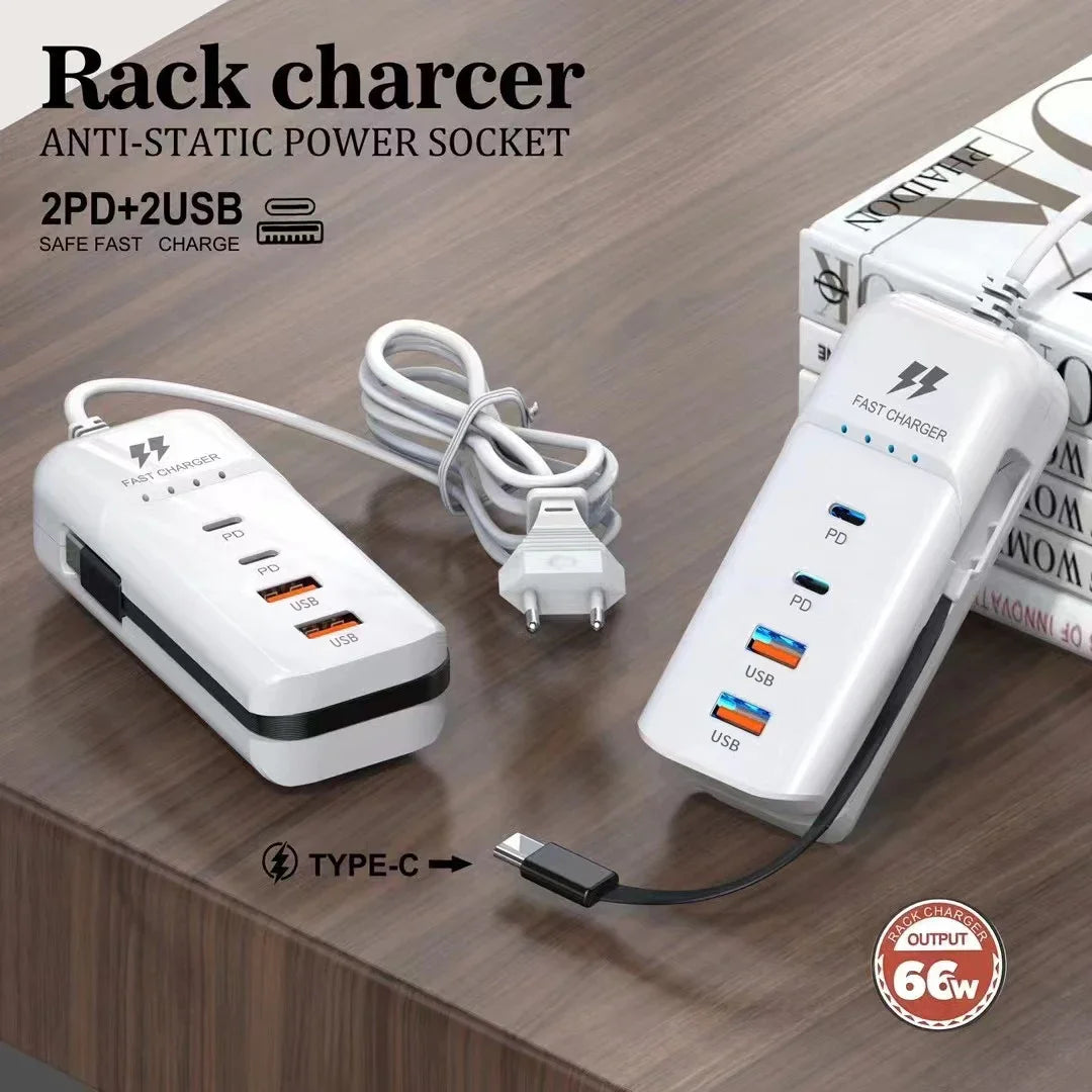 USB Charger PD Type C Fast Charge Quick Wall Chargers Multiport USB Hub Adapter Mobile Phone EU/US Plug USB Type C Quick Charger
