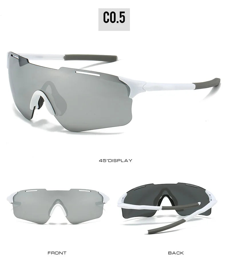 Cycling Sunglasses Men Women Sun Glasses For Mirror Lens Road Riding Bike Sport Glasses Fishing Running Eyewear UV400