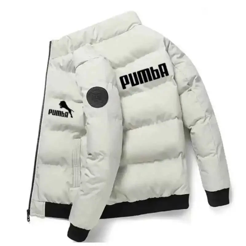 Autumn and Winter  Cotton-padded Coat Korean Thickened Down Cotton-padded Coat Short Style Cotton-padded Jacket Men's Collarless