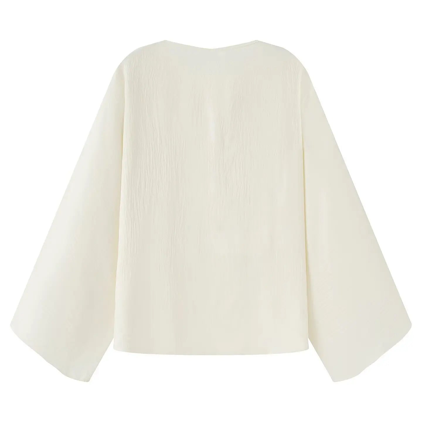 Women's Embroidery Crochet Hollow Shirts High Waist Skirt Suit Suit Mesh O-neck Full Sleeve Blouse Solid Color Skirt Set