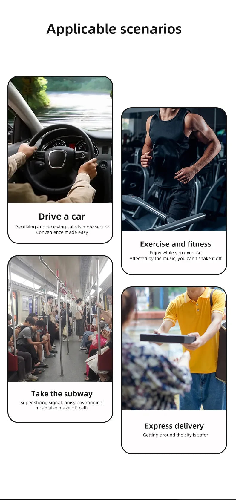 2023 New Wireless Audio Headphones, TWS Microphone, Invisible, Sports, Mini, Stereo, Mono, Ear Hanger, Music, Only One Headset