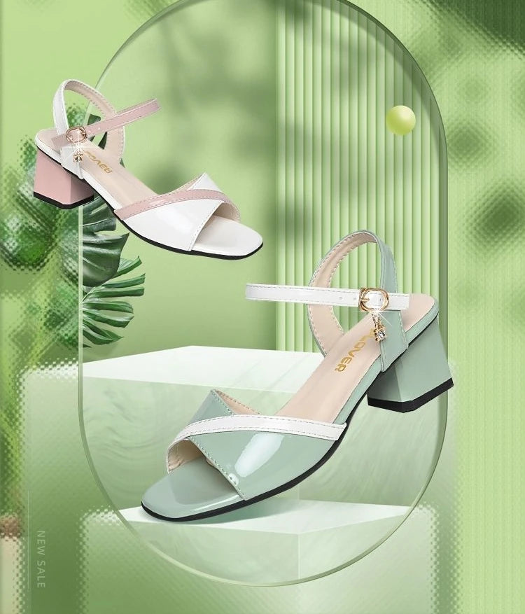 Women's Sandals Novelties 2024 Orthopedic Sandal Woman Elegant Roman Platform Wedge Mirror Luxury Designer Summer Fashion White