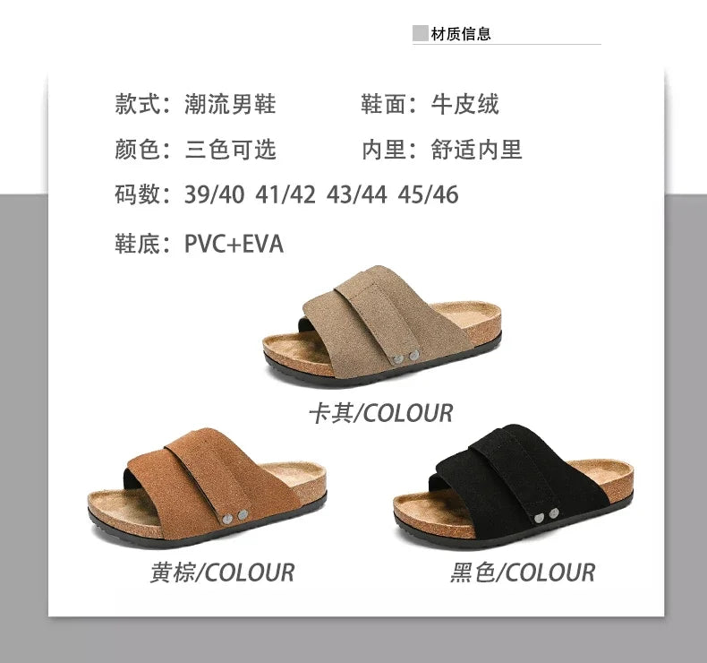 Men's Summer Sandals for Men Shoes Flat Sandals Trend 2024 Man Slippers Slipers Mens Soft Sandles High Quality Shoes Sandal Sale