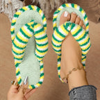 Slippers Winter Shoes for Woman Home Slippers New Fashion Slippers Shoes Flat Heel Flip Flops Plus Size 42 43