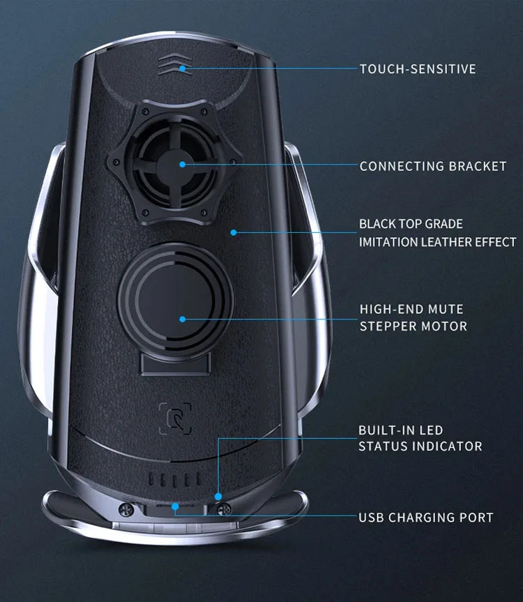 Car Mobile Phone Holder For Ford Mustang Mach-E Rally 2025 2024 Mount MagSafe Bracket Wireless Charger Stand Auto Accessories