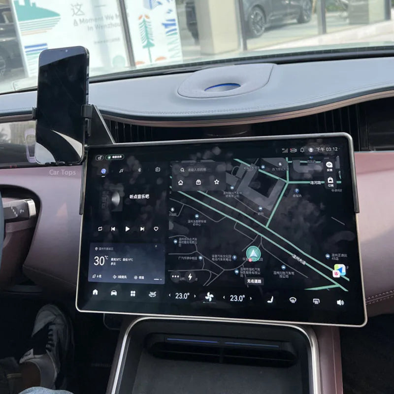 Car Mobile Phone Holder for Avatr 11 2023 2024 15.6 inches Screen Mount MagSafe Bracket Wireless Charger Stand Auto Accessories