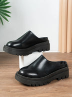 Platform Women Slippers Fashion Casual Autumn Mules Shoes 2025 New Trends Classical Sandals Elegant Walking Zapatillas De Mujer