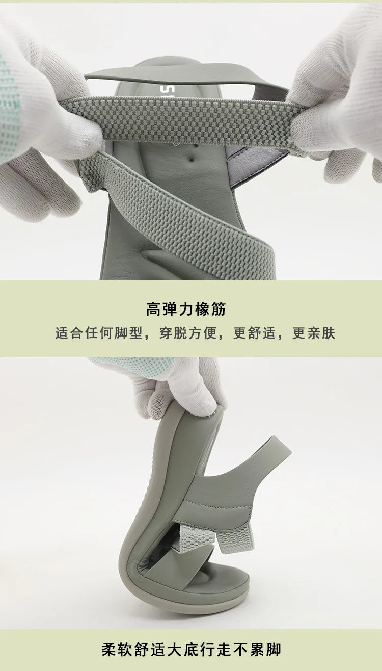 Sports Sandals for Women's 2025 Summer New Casual Sandal for Womens Large Thick Bottom Beach Sandals Platform Shoes Women