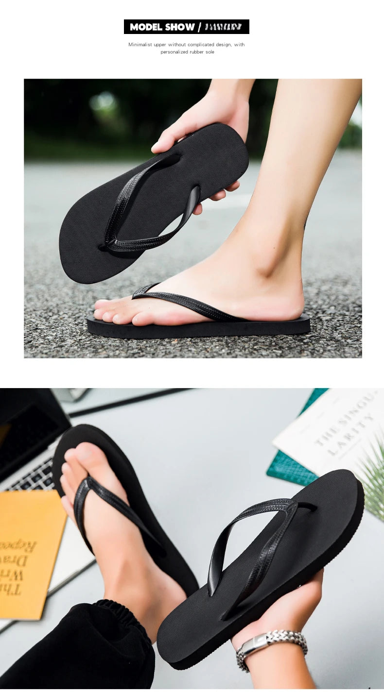 Casual Slippers for Men and Women Trend Lightweight Flip Flops Man New Fashion Holiday Comfortable Outdoor Beach Shoes Slippers
