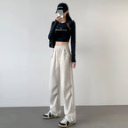 pants for women in autumn 2025 new loose fitting straight tube casual high waist wide leg pants women y2k streetwear Cargo pants