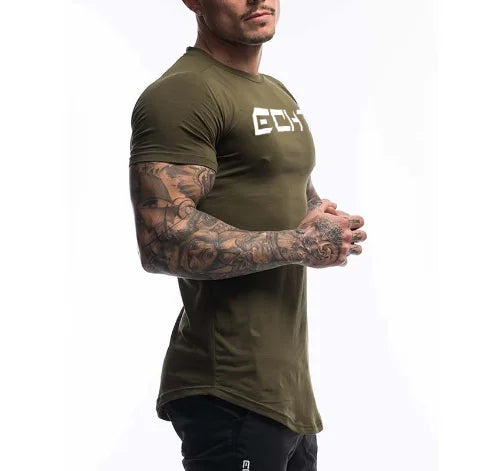 Men's T Shirt Men Summer Short Sleeve Cotton Tshirt Slim Fit Tops Tee Brand Male Clothing Casual Fashion T-shirts Men