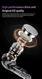 Translation Headphones with Multifunction Touch Screen Smart Wireless Bluetooth Earphone HiFi Audio Quality Business Earbud