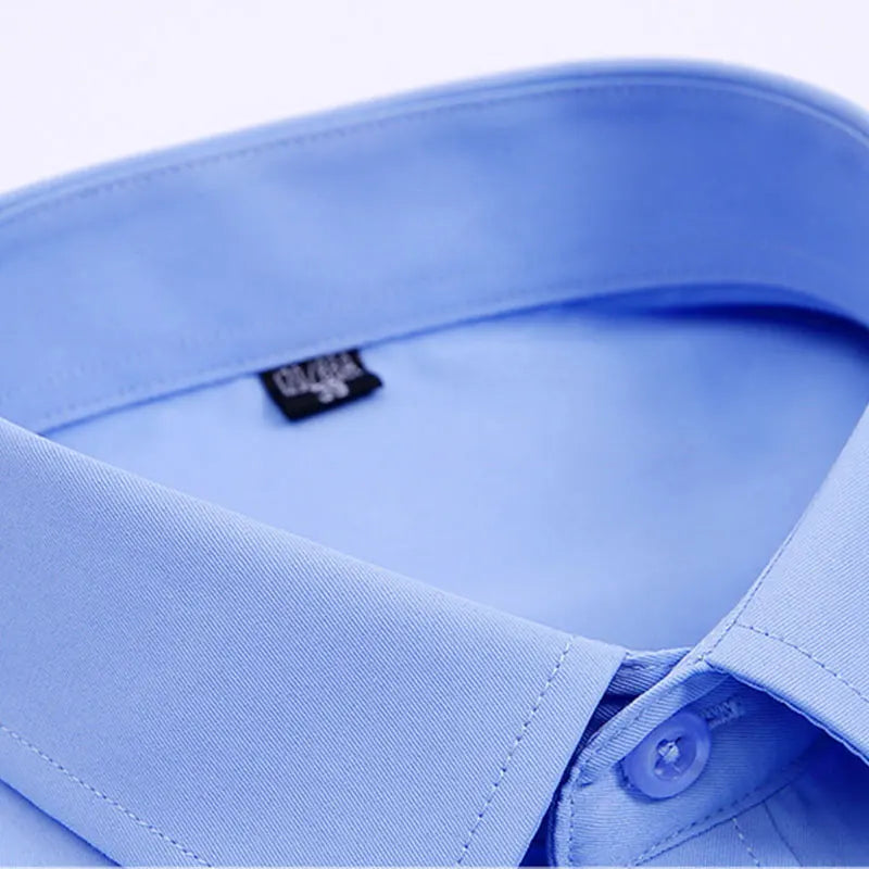 New men's shirt long sleeve spring and summer formal thin business casual free ironing high quality slim fashion breathable