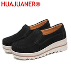 2023 Spring Women Flats Shoes Platform Slip On Flats Woman Sneakers Female Suede Ladies Tenis Loafers Moccasins Casual Shoes
