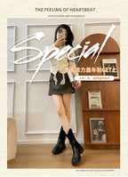 2026 New High Heels Women Boots Winter Punk Gothic Women’s Boots Fashion Elegant Retro Pumps Designer Woman Boots Fashion 42