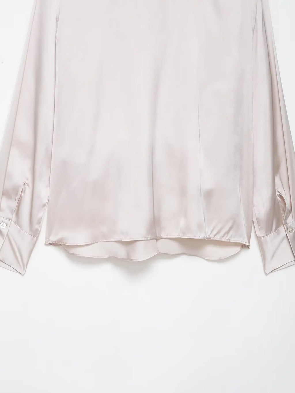 Women Satin Knot Shirt Autumn Women's Long Sleeves Women's Shirts Simple Female Button Shirts & Blouses