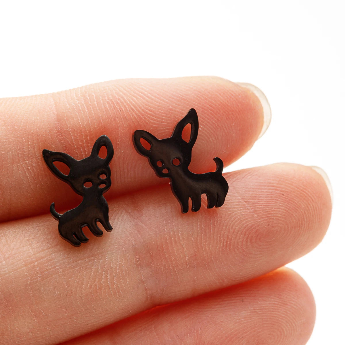 1 Pair New Arrival Chihuahua Earrings for women Cute Dog Studs Chihuahua jewelry love my pet jewelry animal earrings party gift