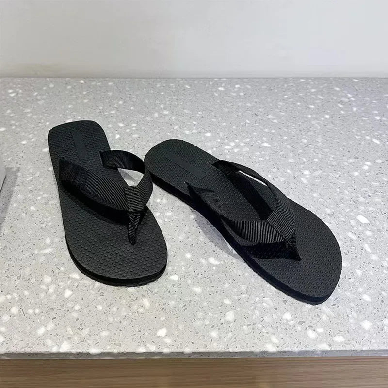 New Flip Flops Flat Slippers Woman Casual Beach Mules Shoes Women Beach Slides Summer Comfort Holiday Slippers Women