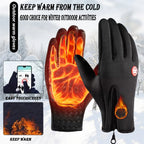Winter Touch Screen Warm Gloves, Multi-layer Fabric with Fleece and Thickened Design, for Winter Outdoor Activities