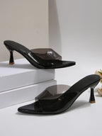 Sexy High Heels Women Slippers Designer Heeled Sandals Woman Shoes Summer 2025 Brand Home Slides Elegant Flip Flops Sandalias