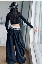 Pants Two Pieces Set Grid Trousers Tops Suits Casual Daily Childrens Clothes 2025 New Fashionable Children Autumn Clothing Girls