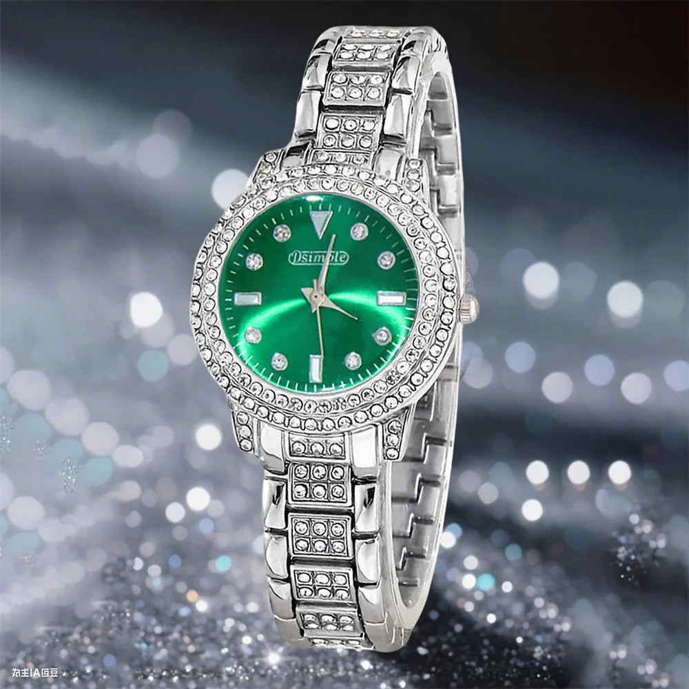 Couple Watches, 2-Piece Set Luxury Watch Set Classic Minimalist Large Dial Casual Versatile Quartz Watch Combo Set Holiday Gift