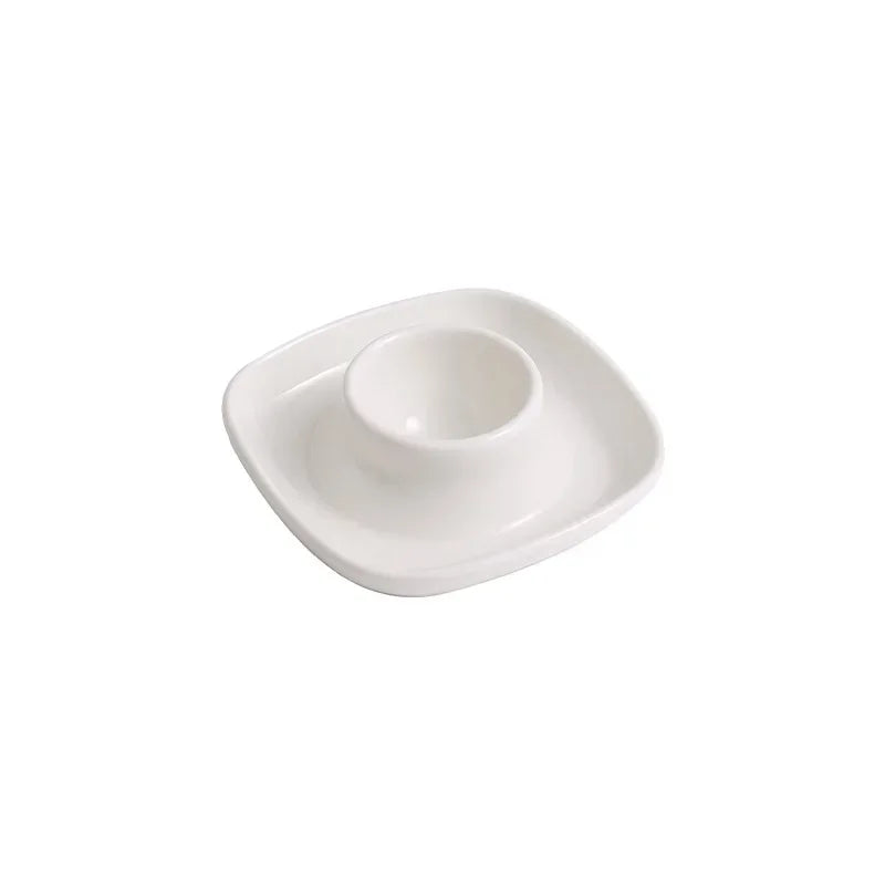 Kitchen Supplies Egg Tray Egg Rack Household Ceramic Tableware Supplies Egg Tray Egg Tray Breakfast Household Refrigerator