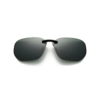 Square Clip On Sunglasses Women Polarized Black Lens UV400 Night Vision Driving Men Goggles Clips Anti Glare Vintage Glasses