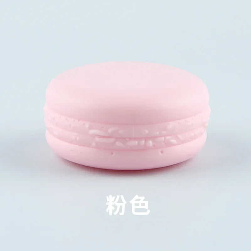 10G 20/50/100pcs Plastic Cosmetic Cream Containes, Candy Color Macarons Lipstick/Lip Balm Sub Package,Cute Eyeshadow Powder Case