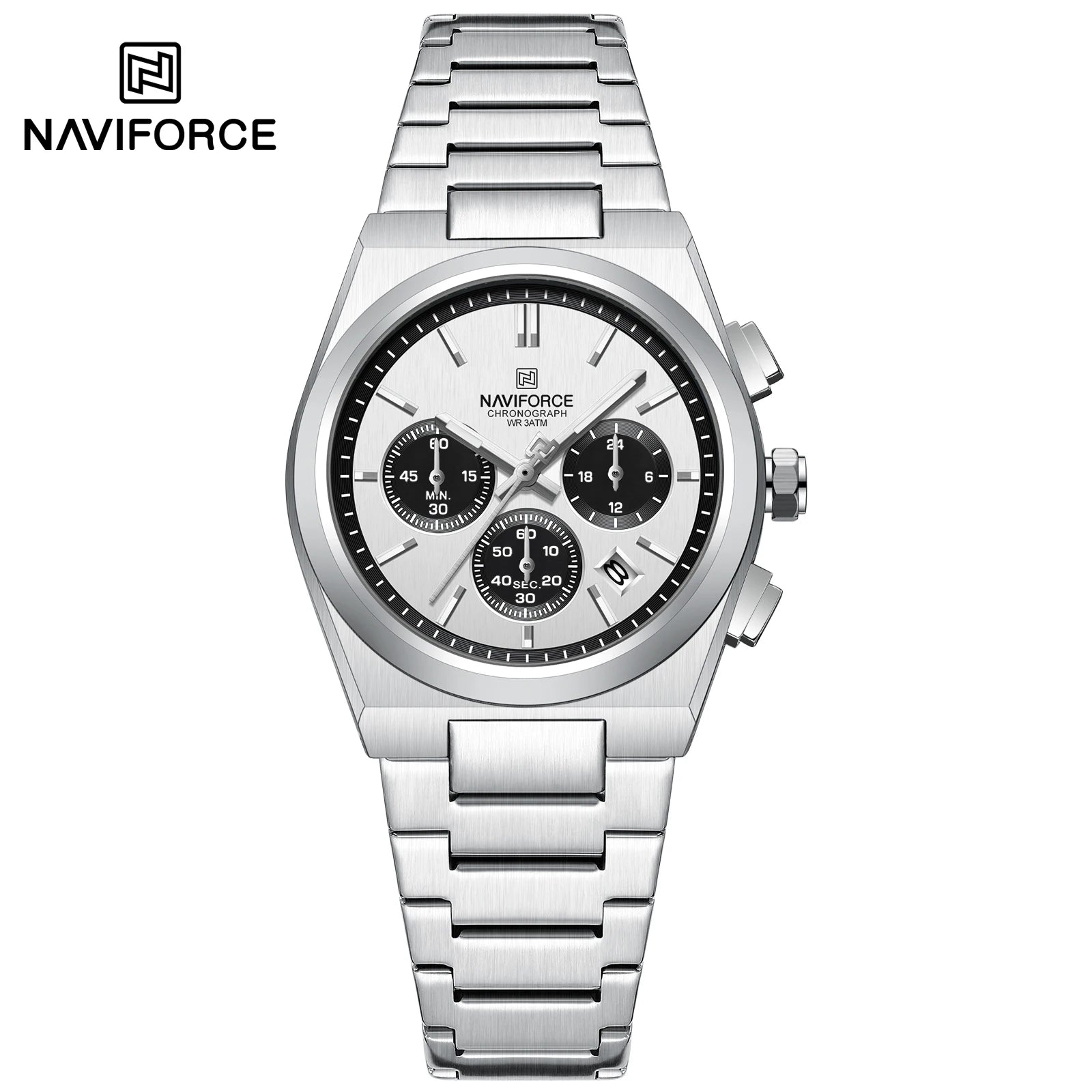 NAVIFORCE Luxury Couple Watches Set - Men's And Women's Fashion Quartz Wristwatches Waterproof Stainless Steel 2025 New Arrival