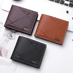 2025 New Men Wallet Men's Short Multi-Card Position Fashion Casual Wallet Men Youth Thin Horizontal