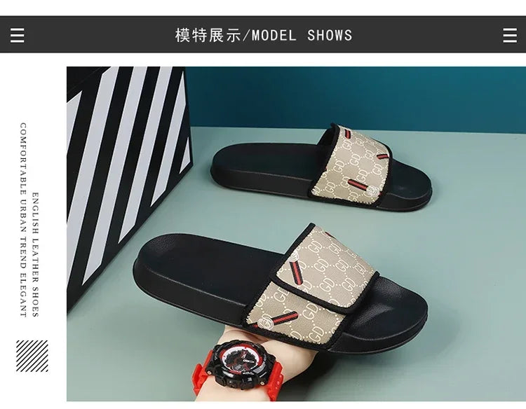 Men's Luxury Sandals Man 2024 High Quality Shoes Mens Sandal for Men Sandel Summer Shoes Sale Replica Brand Sandals Slipers Flat