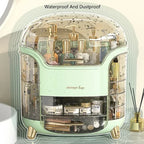 Makeup Organizer Desktop Storage Box Large Capacity Portable Cosmetics Storage Transparent Small Perfume Lipstick Storage Box