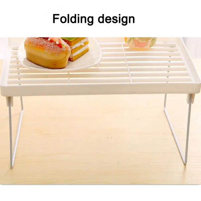 Kitchen Cabinet Counter Shelf Organizer Racks Expandable Stackable For Bathroom Desktop Storage Household Storage Shelf