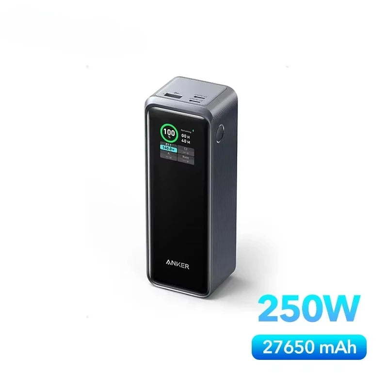 Prime Power Bank 27650mAh 3-Port 140W Max Portable Charger Battery Portable Power Bank Large Capacity 250W for Laptop