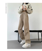 pants for women in autumn 2025 new loose fitting straight tube casual high waist wide leg pants women y2k streetwear Cargo pants