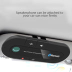 Bluetooth Handsfree Car Kit Sun Visor Handsfree Bluetooth Telephone Car Mobile Phone Wireless Stereo MP3 Player