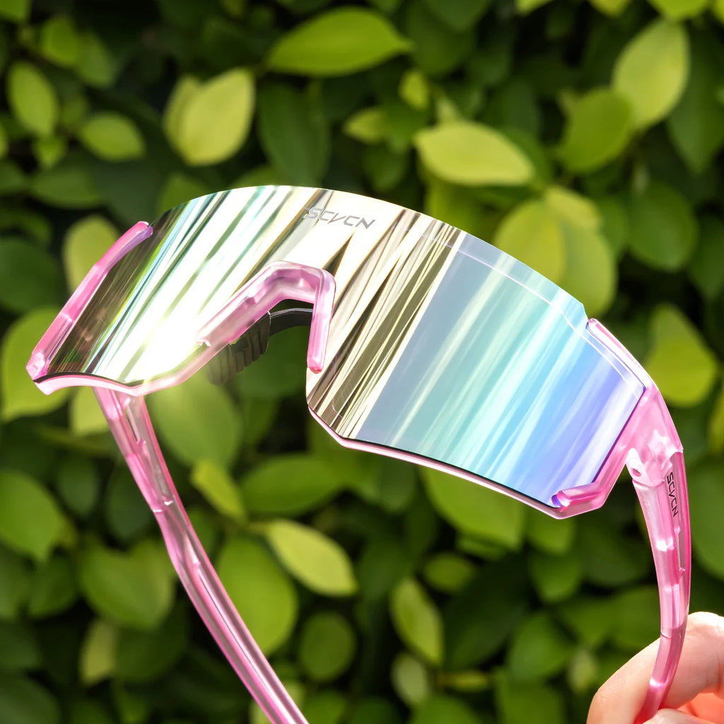 SCVCN Fashion Sunglasses for Men Sport Cycling Glasses Bike Bicycle Hiking Camping Golf UV400 Protection Glasses Women Baseball