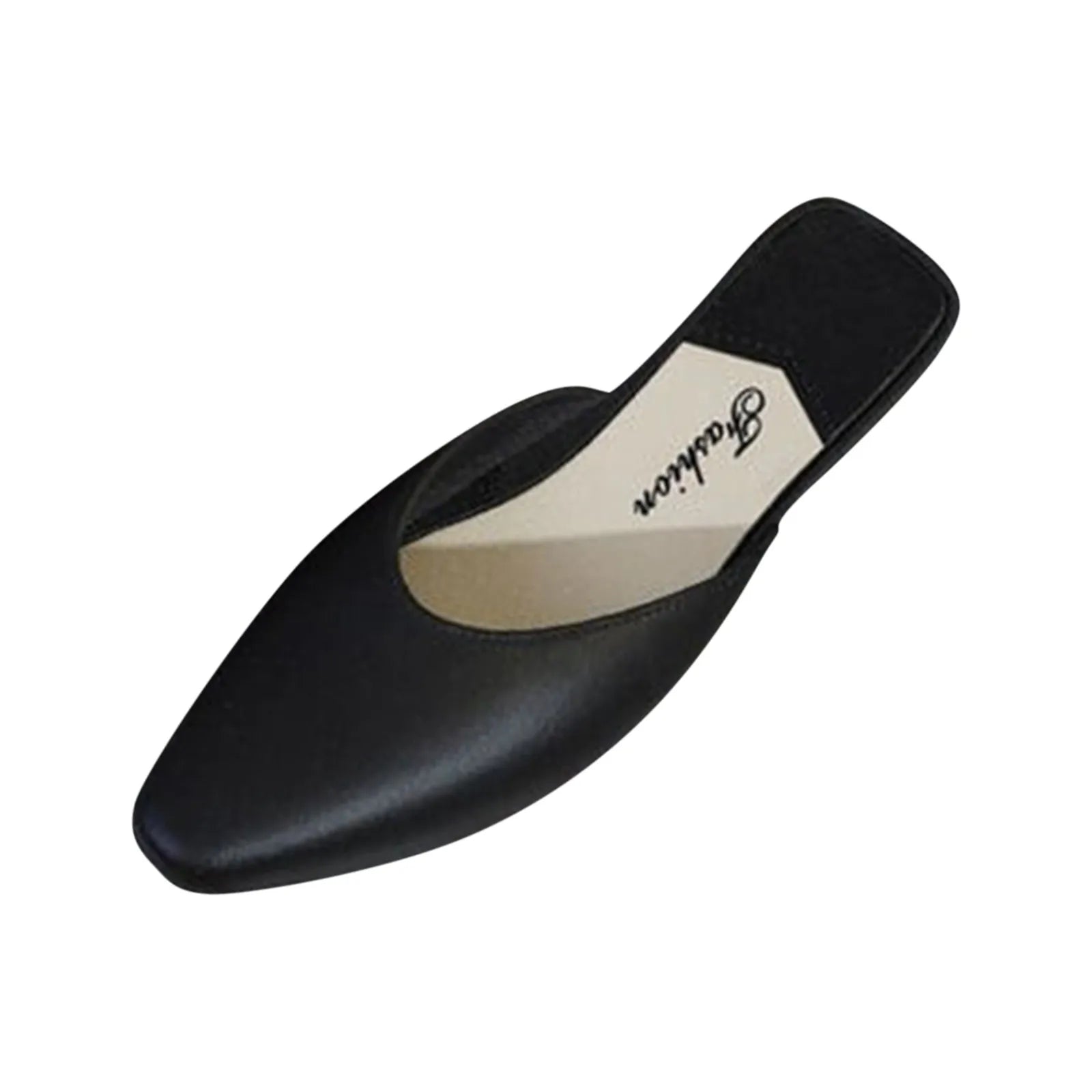 Women'S Slippers Fashion Solid Color Closed Toe Shallow Shoes Popular In Summer Flat Shoes Low-Top Outdoor Slipper