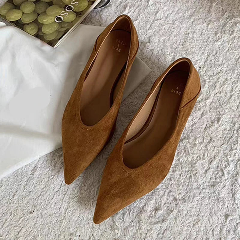 Flats Women Shoes Pointed Toe Shoes Shallow Casual Sandals Cozy Walking Sport Shoes Fashion Woman Sneakers 2025 Zapatos Female