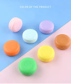 10G 20/50/100pcs Plastic Cosmetic Cream Containes, Candy Color Macarons Lipstick/Lip Balm Sub Package,Cute Eyeshadow Powder Case